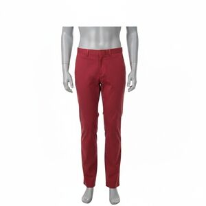 Express Photographer Red Dress Pants Size 30x30 Slim Fit Work Office